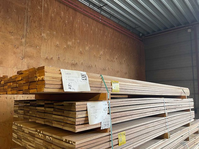Guyana teak planken geschaafd 3050x90x21mm (74x) - afbeelding 4 van  4