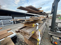 Guyana teak planken geschaafd 3350-4300x70x21mm (16x) - afbeelding 2 van  3