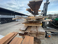 Guyana teak planken geschaafd 3350-4300x70x21mm (16x) - afbeelding 3 van  3