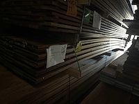 Guyana teak planken geschaafd 3500x140x16mm (69x) - afbeelding 1 van  2