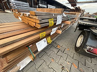 Guyana teak planken geschaafd 3650x70x27mm (55x) - afbeelding 2 van  3