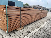 Guyana teak planken geschaafd 4900x140x38mm (21x) - afbeelding 3 van  3