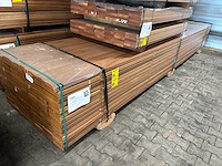 Guyana teak planken geschaafd 4900x140x38mm (42x) - afbeelding 4 van  4