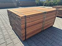 Guyana teak planken geschaafd 700-1400x145x21mm (357x) - afbeelding 2 van  3