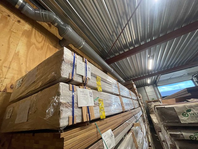 Guyana teak planken geschaafd gevingerlast 4000x70x21mm (84x) - afbeelding 4 van  4