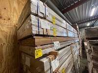 Guyana teak planken geschaafd gevingerlast 4000x90x21mm (66x) - afbeelding 4 van  4