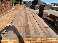 Guyana teak regels fijnbezaagd 3350x80x33mm (88x)