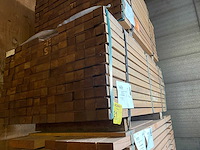 Guyana teak regels geschaafd 1550x68x45mm (151x) - afbeelding 4 van  4