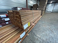 Guyana teak regels geschaafd 2750x68x45mm (94x) - afbeelding 4 van  4
