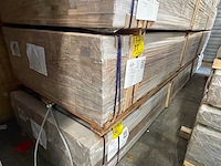 Guyana teak regels geschaafd gevingerlast 3950x60x40mm (170x) - afbeelding 4 van  4