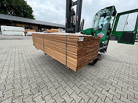 Guyana teak vlonderplanken 2150x145x21mm (89x) - afbeelding 2 van  4