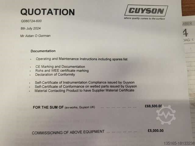 Guyson - 2019 - orbit 600 - natstraalmachine - afbeelding 1 van  7