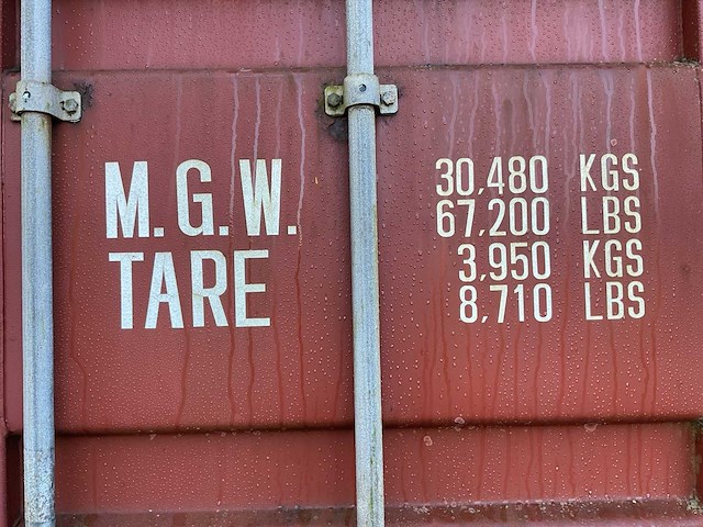 Gvc - 2000 - gvdu500204 - zeecontainer 40ft - afbeelding 10 van  10