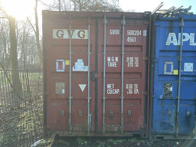 Gvc - 2000 - gvdu500204 - zeecontainer 40ft - afbeelding 3 van  10