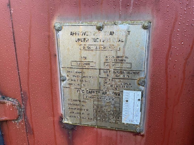 Gvc - 2000 - gvdu500204 - zeecontainer 40ft - afbeelding 8 van  10