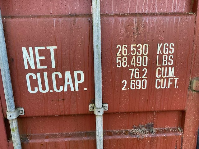 Gvc - 2000 - gvdu500204 - zeecontainer 40ft - afbeelding 2 van  8