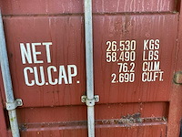 Gvc - 2000 - gvdu500204 - zeecontainer 40ft - afbeelding 2 van  8