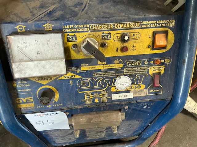 Gys gysstart acculader met boosterfunctie - afbeelding 4 van  5