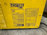 Gys tig 180 ac/dc diverse lasmachines - afbeelding 6 van  6