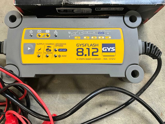 Gysflash 8.12 acculader - afbeelding 2 van  4