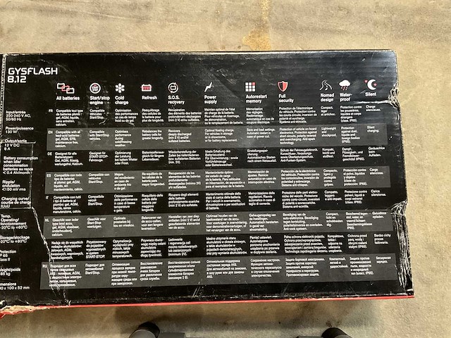 Gysflash 8.12 acculader - afbeelding 4 van  4