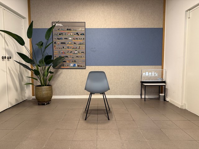 H-base eetkamerstoel vitra, dsx, ice grey - afbeelding 4 van  9