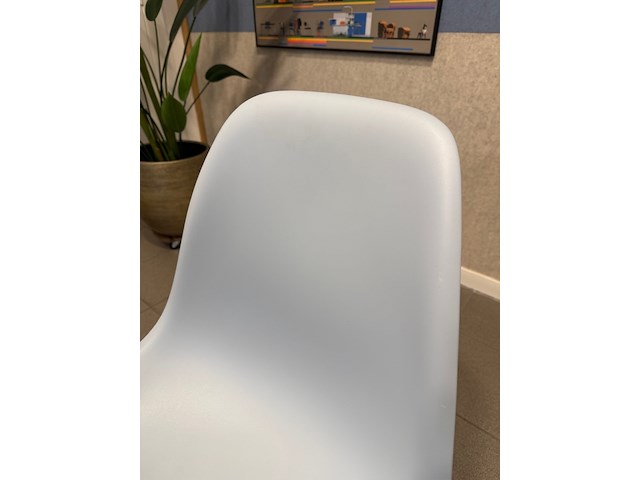 H-base eetkamerstoel vitra, dsx, ice grey - afbeelding 6 van  9