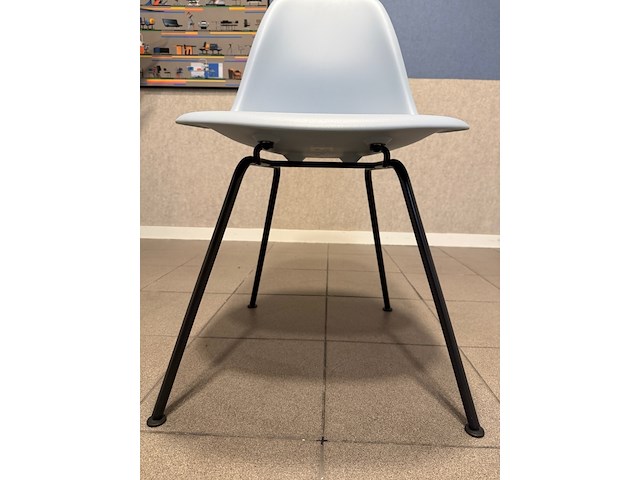 H-base eetkamerstoel vitra, dsx, ice grey - afbeelding 7 van  9