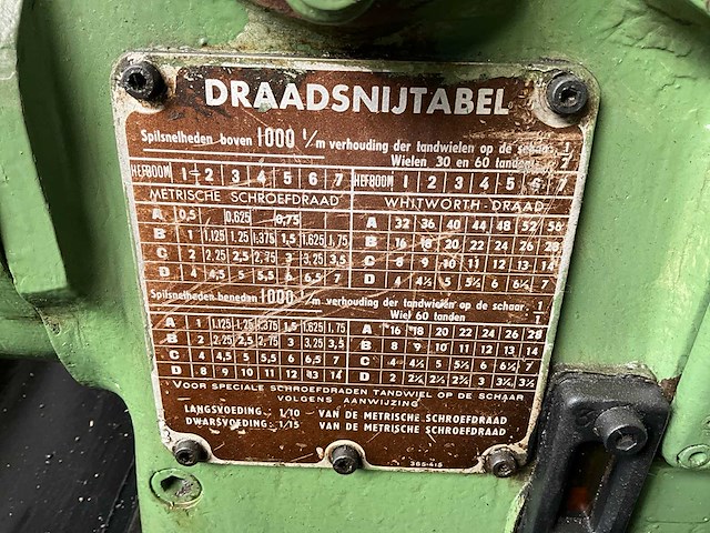 H. ernault batignolles universele draaibank - afbeelding 5 van  9