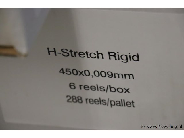 H-stretch stretchfolie rigid - 4 dozen á 6 rollen - afbeelding 3 van  3
