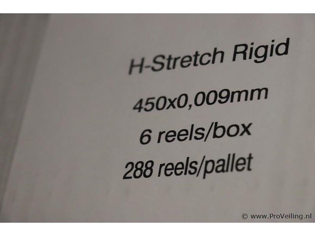 H-stretch stretchfolie rigid - 6 rollen - afbeelding 3 van  3