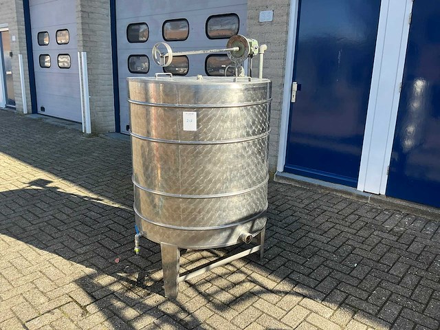 H0lstein dubbelwandige maishe mengtank 600liter - afbeelding 1 van  7