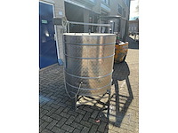 H0lstein dubbelwandige maishe mengtank 600liter - afbeelding 2 van  7