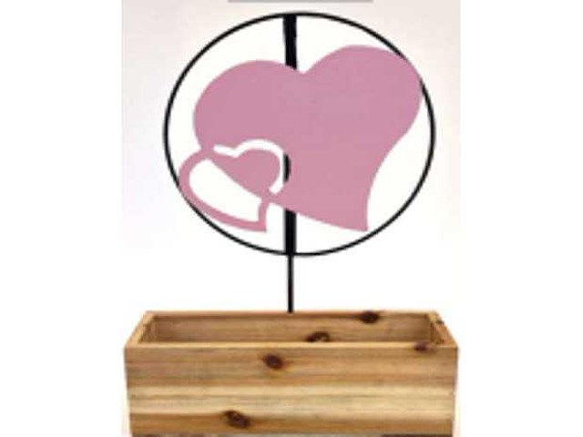 Ha laser cut metal heart frame t23x9 (1832x) - afbeelding 1 van  1