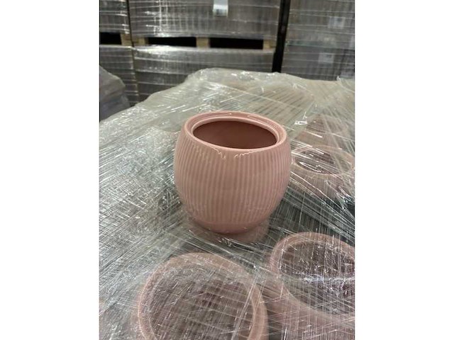 Ha pot striped bol salmon d8xh11 (1425x) - afbeelding 1 van  1