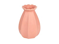 Ha vaas florencia roze d8xh13.5 (672x) - afbeelding 1 van  1