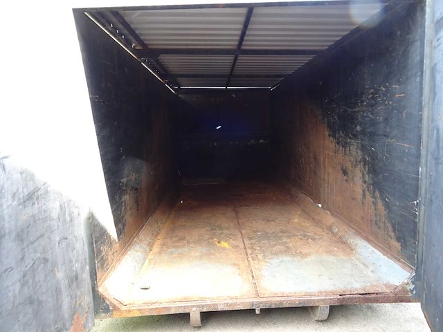 Haakarm afzet afvalcontainer scharnier dak - afbeelding 6 van  8