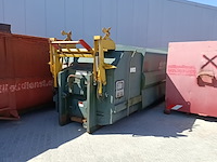 Haakarm afzet perscontainer, kiggen, pd731, groen, 2001
