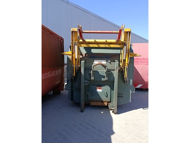 Haakarm afzet perscontainer, kiggen, pd731, groen, 2001 - afbeelding 2 van  7