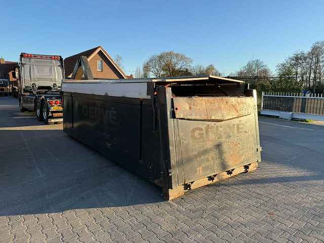 Haakarm afzetcontainer 18m3 met milieukleppen - afbeelding 1 van  10