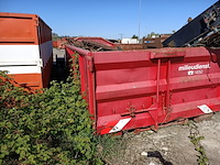 Haakarm afzetcontainer, gevuld met oud ijzer - afbeelding 4 van  6