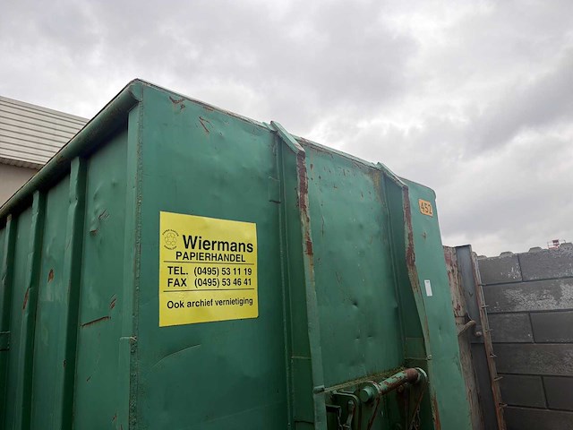 Haakarm afzetcontainer (met inhoud) - afbeelding 3 van  7