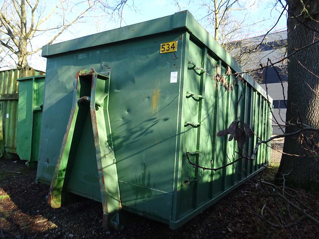 Haakarm afzetcontainer - afbeelding 1 van  6