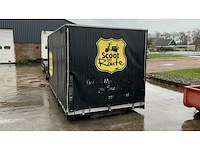 Haakarm container dicht met zeilen - container - afbeelding 1 van  4