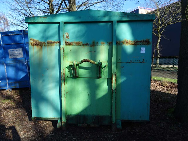 Haakarm gesloten afzetcontainer - afbeelding 2 van  3