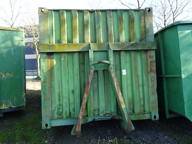 Haakarm gesloten afzetcontainer - afbeelding 2 van  5