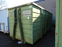 Haakarm gesloten afzetcontainer - afbeelding 1 van  3