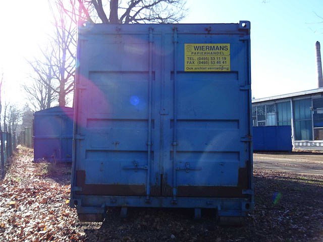 Haakarm gesloten afzetcontainer - afbeelding 3 van  4