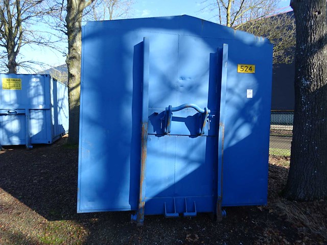 Haakarm gesloten afzetcontainer - afbeelding 2 van  3