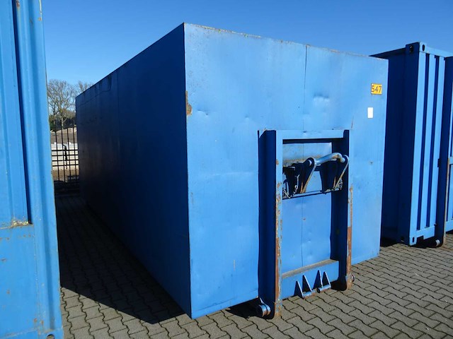 Haakarm gesloten afzetcontainer - afbeelding 1 van  7